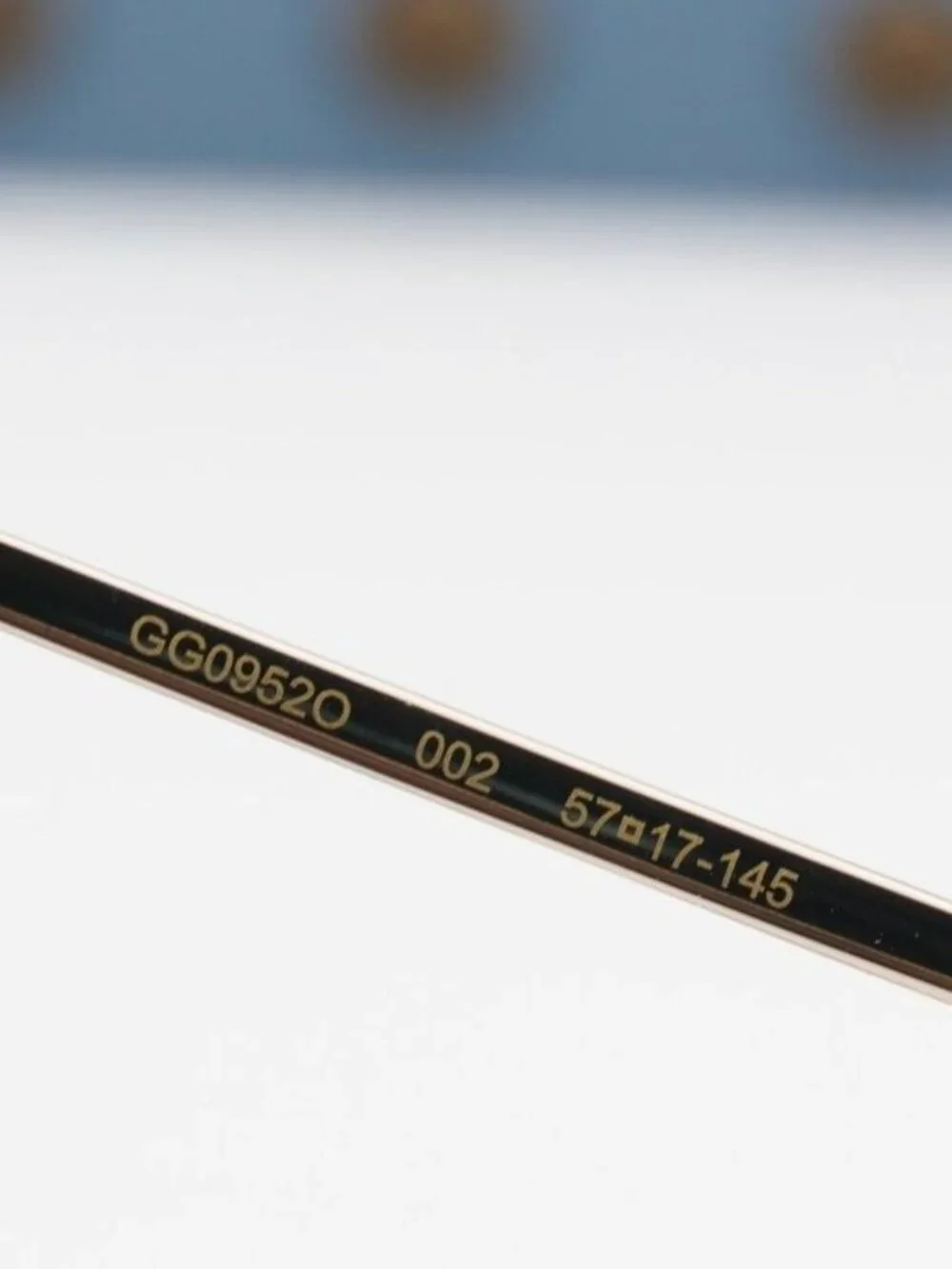 Gucci GG0952O 002 Aviator Eyeglasses 57mm – Gold
